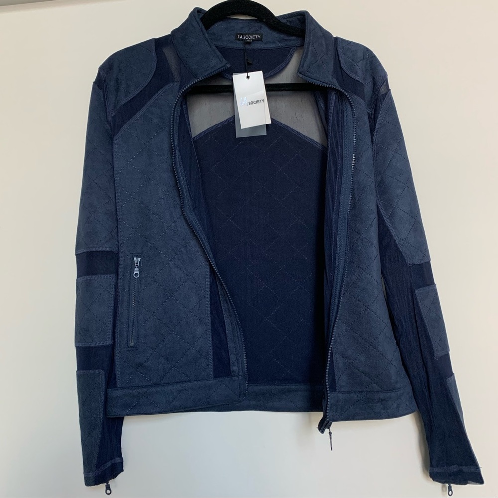 Jacket with mesh